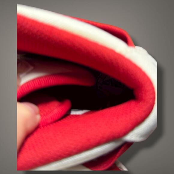 Men's Sz 11 NIKE JORDAN 1 Retro High Phantom Gym Red White Basketball Sneakers - Picture 10 of 13